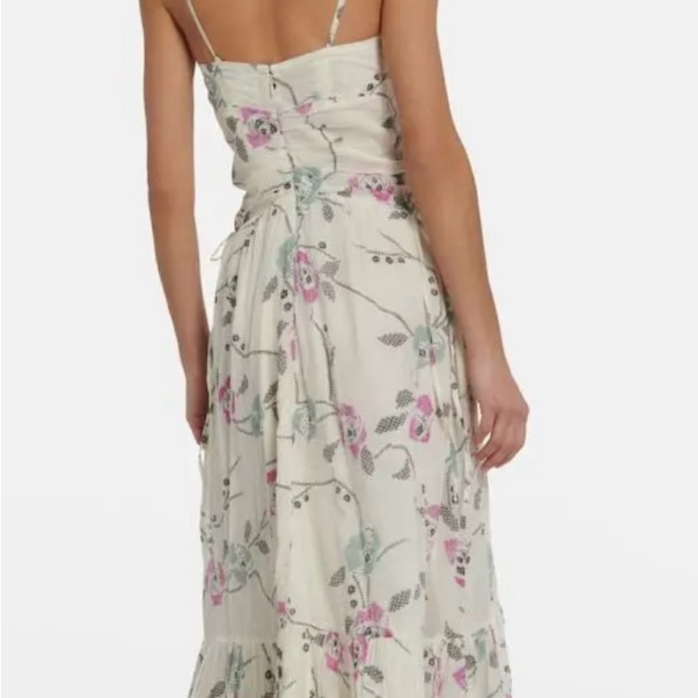 Isabel Marant White and Pink Sundress with Spaghetti Straps - Picture 2 of 6